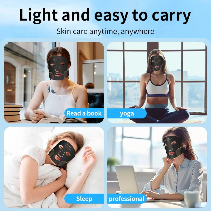7 Color LED Facial Mask with Neck – Rejuvenation and Anti-aging
