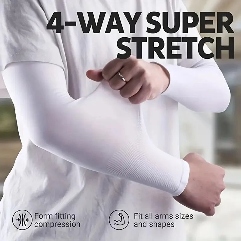 3 Pairs of Breathable Sun Protection Sleeves for Sports and Leisure