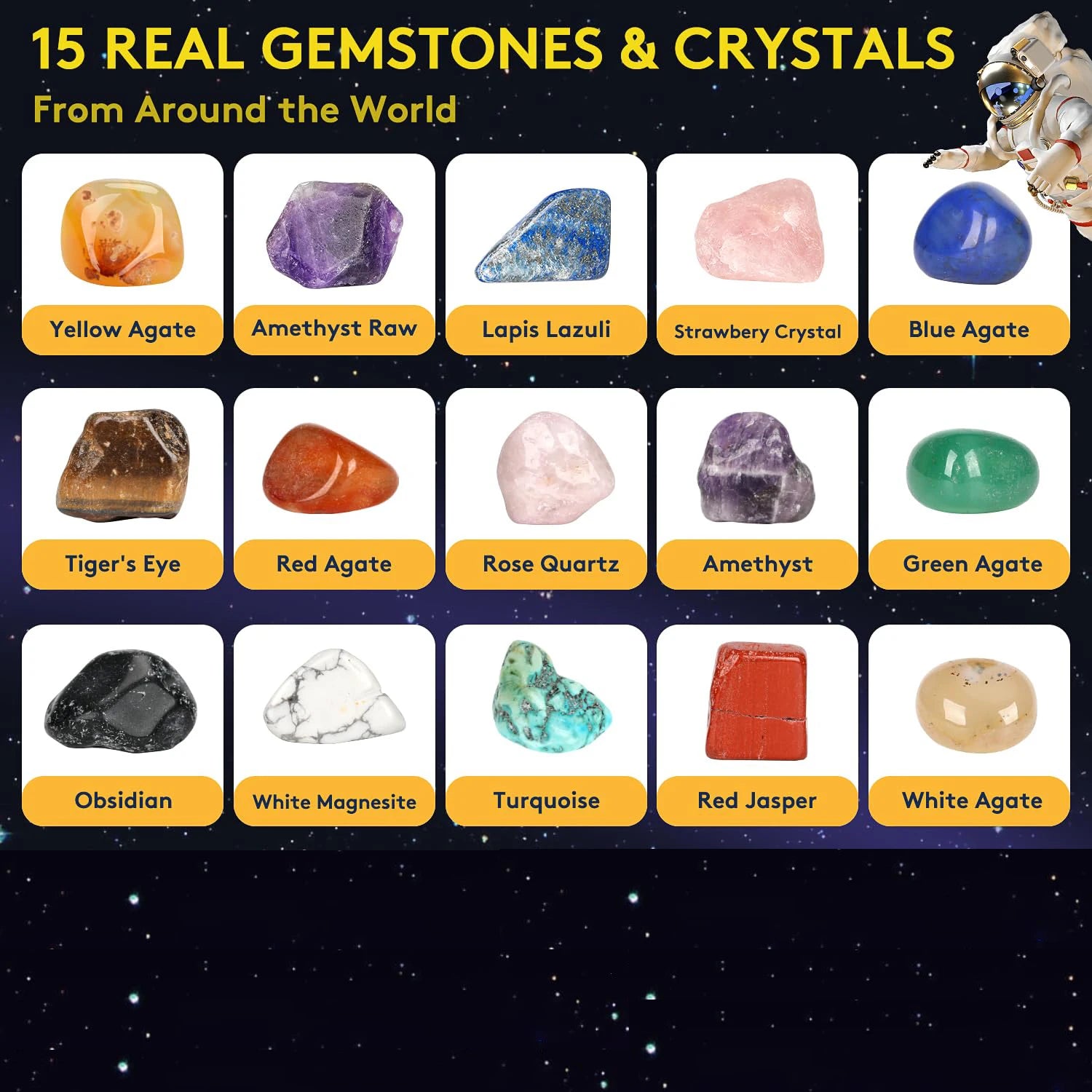 Solar System Gem Mining Kit for Kids